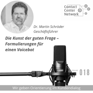 Podcast: Die Kunst der guten Frage - Formulierungen für einen Voicebot